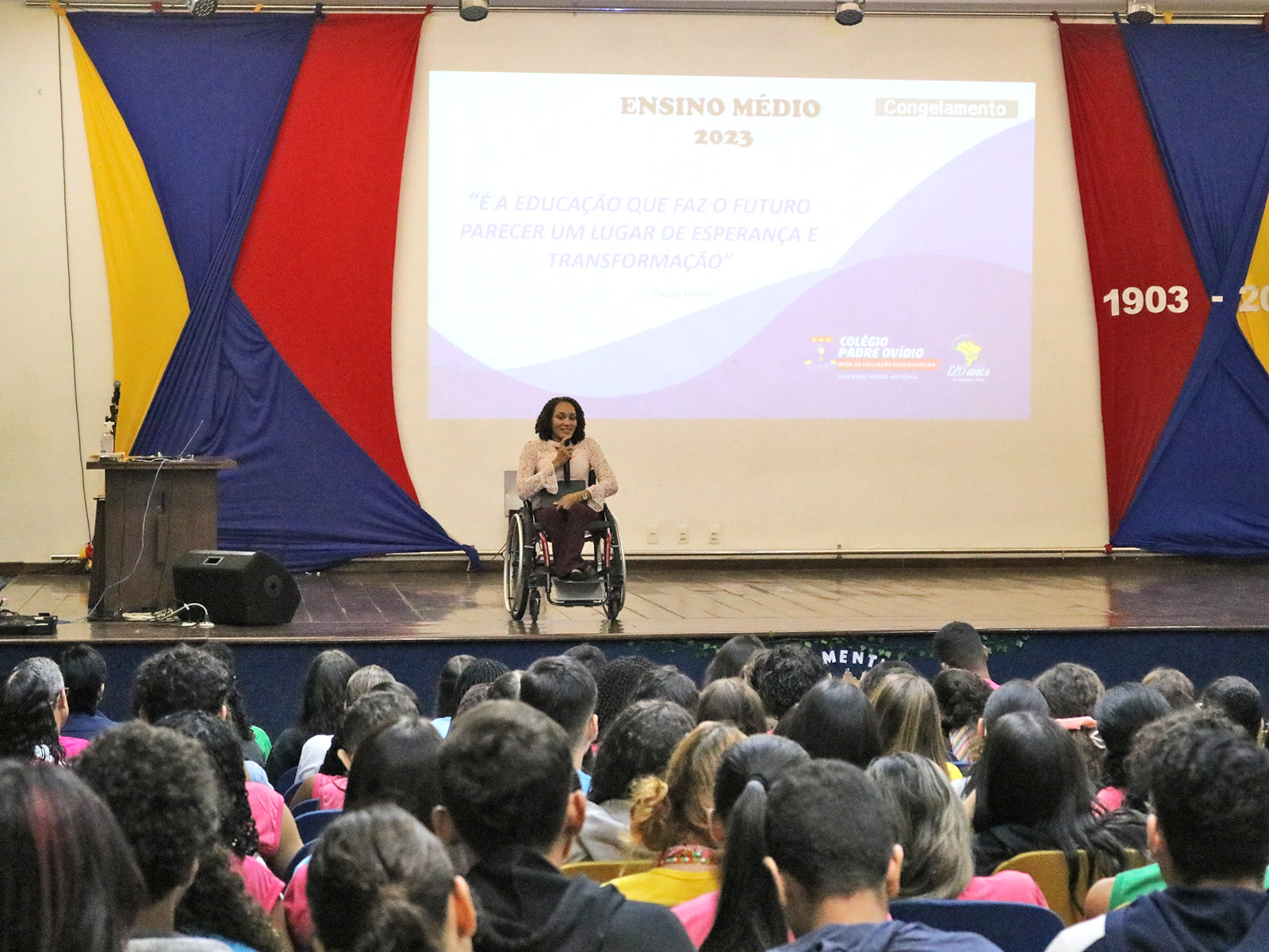 LANÇAMENTO DO PROJETO EDUCAÇÃO TRANSFORMADORA QUE GERA VIDA - ENSINO MÉDIO - 15/03/2023