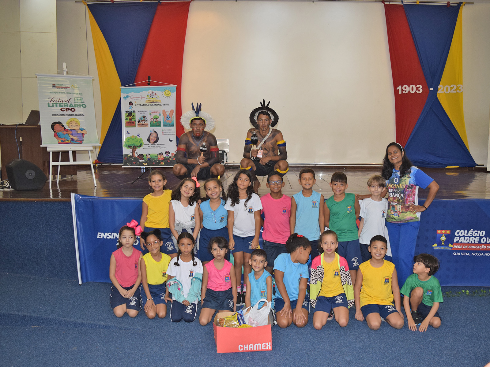 FESTIVAL LITERÁRIO - VIVÊNCIA CULTURAL - EXPRESSÃO DE TRADIÇÕES INDÍGENAS - 2º AO 5º ANO - 18/04/2023