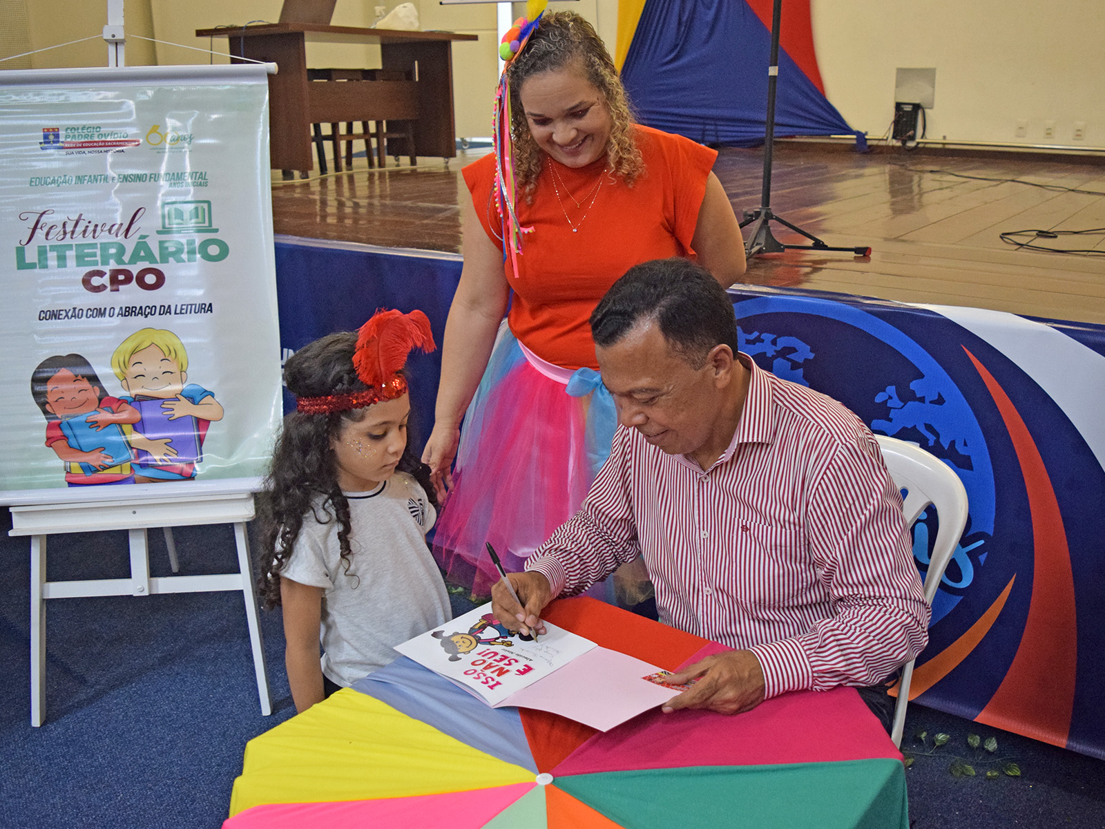 FESTIVAL LITERÁRIO - VISITA DO ESCRITOR ALMEIDA JÚNIOR - G03 AO G05 - 19/04/2023