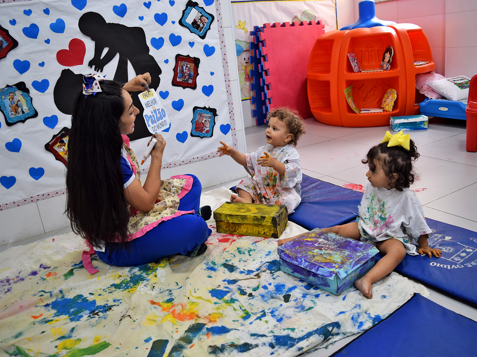 ATIVIDADE - CONSTRUÇÃO DA CAIXA DO TESOURO PARA O PAPAI  - GRUPO 01 - 07/08/2023