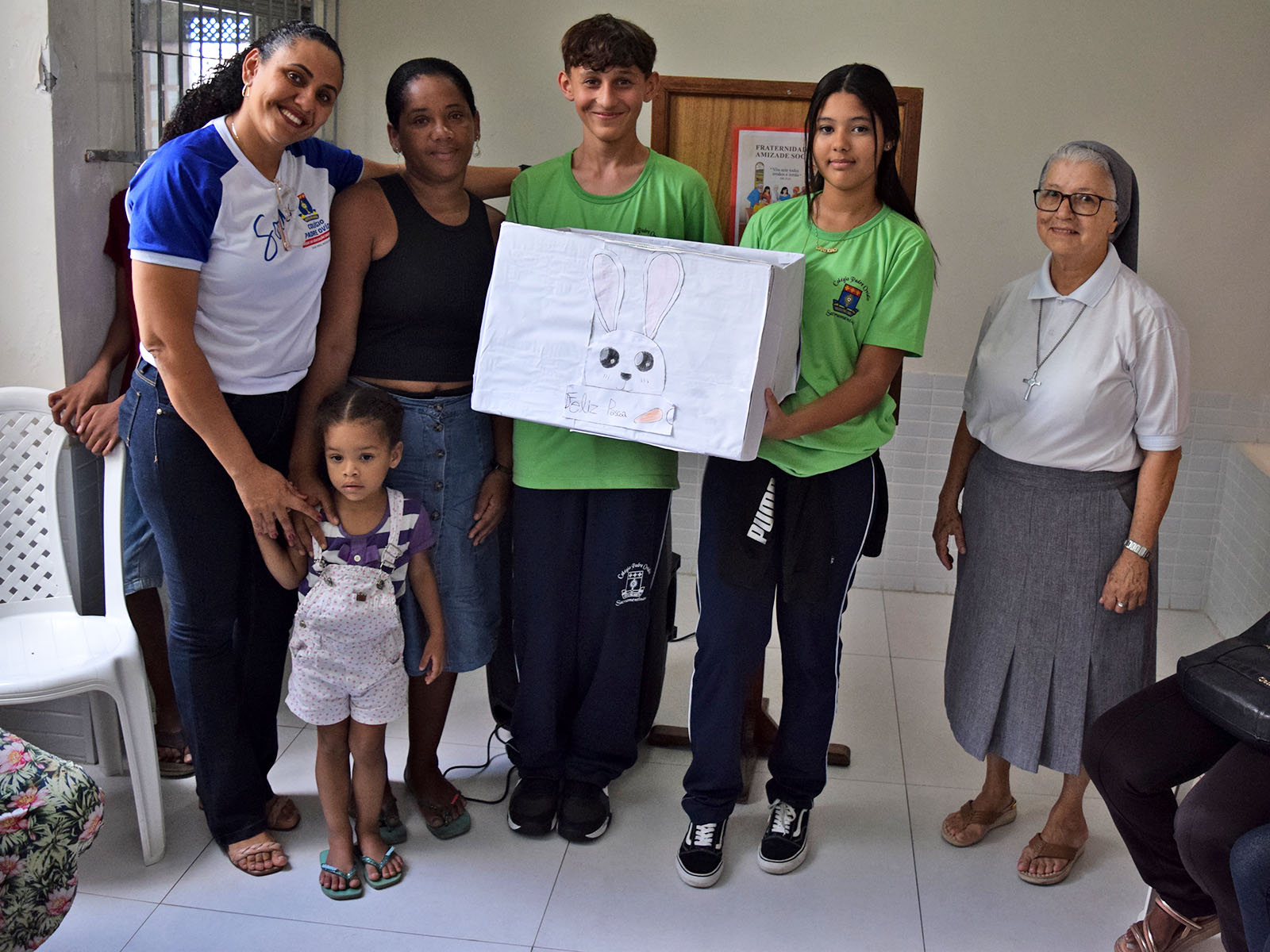 GESTO CONCRETO DA CF 2024 - DOAÇÃO DE CESTAS DA PÁSCOA PARA FAMÍLIAS CARENTES - 7º ANO - 22/03/2024 